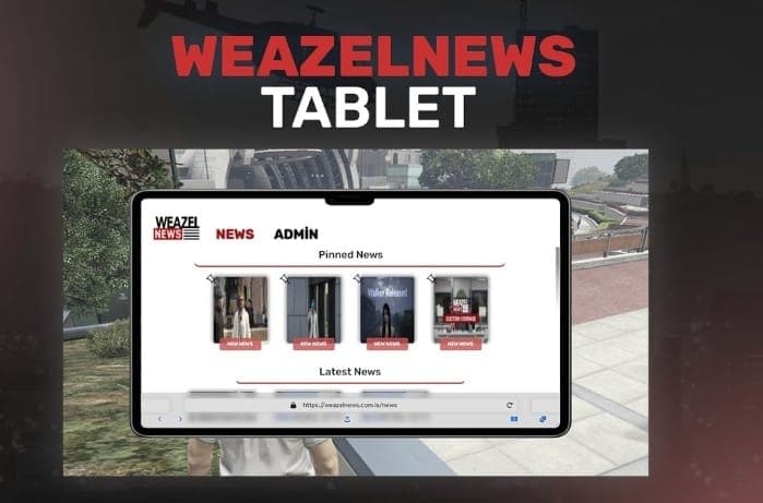 Debux Weazel News product preview for esx FiveM servers
