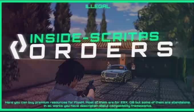 Illegal Orders esx FiveM Script