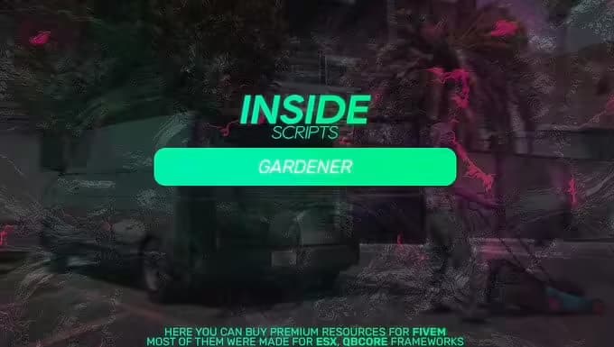 Advanced Gardener Job esx FiveM Script