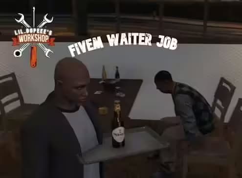 Waiter Job esx FiveM Script