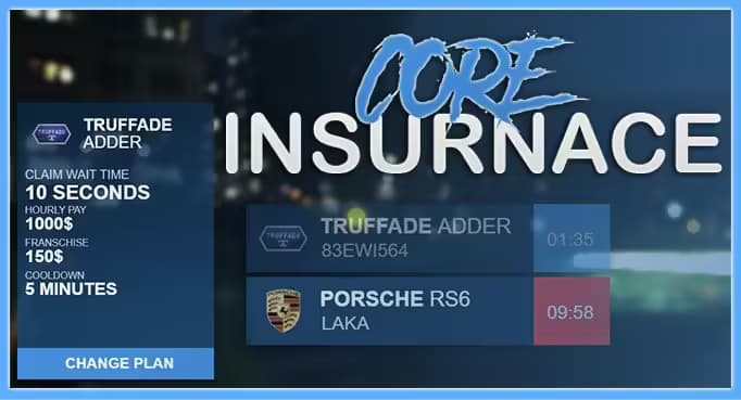 Core Insurance esx FiveM Script