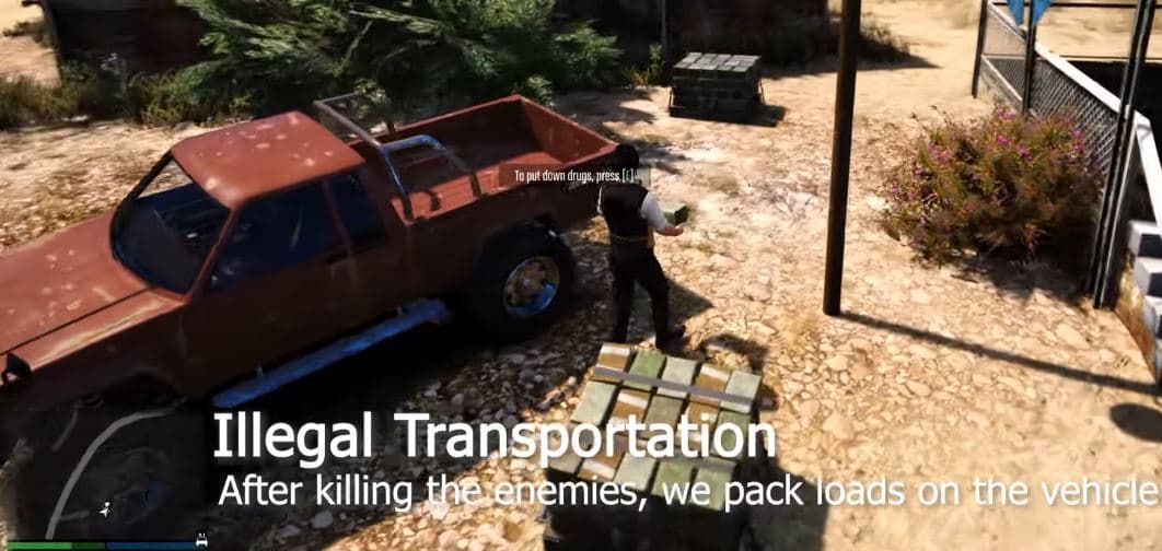 Inside Illegal Transportation esx FiveM Script