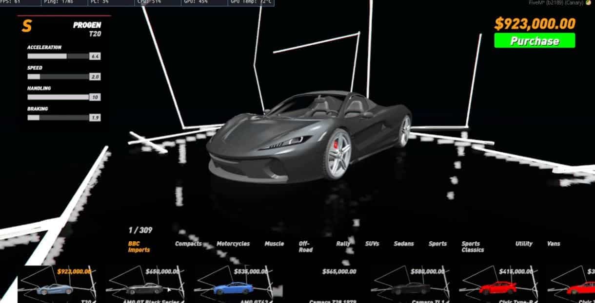YesPixel v3 Showroom Vehicle Shop esx FiveM Script