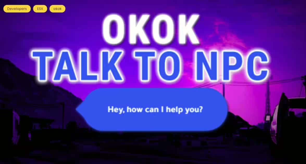 okok TalkToNPC esx FiveM Script