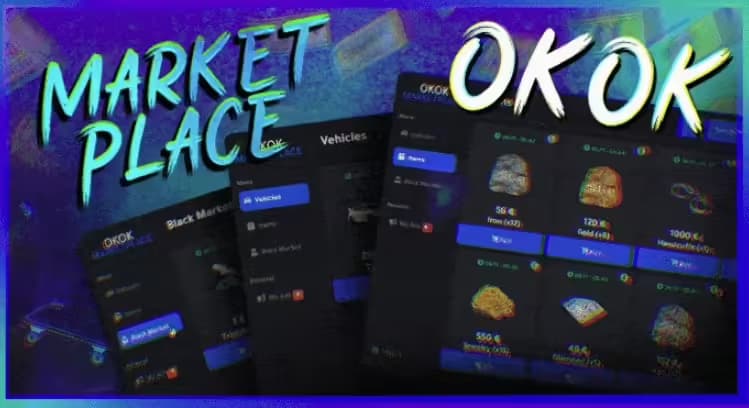 okokMarketplace esx FiveM Script