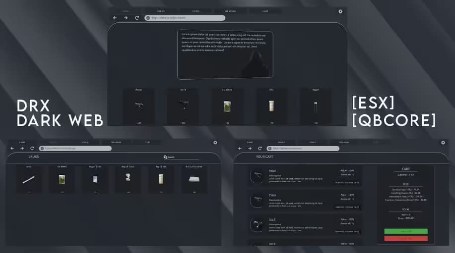 Dark Web esx FiveM Script
