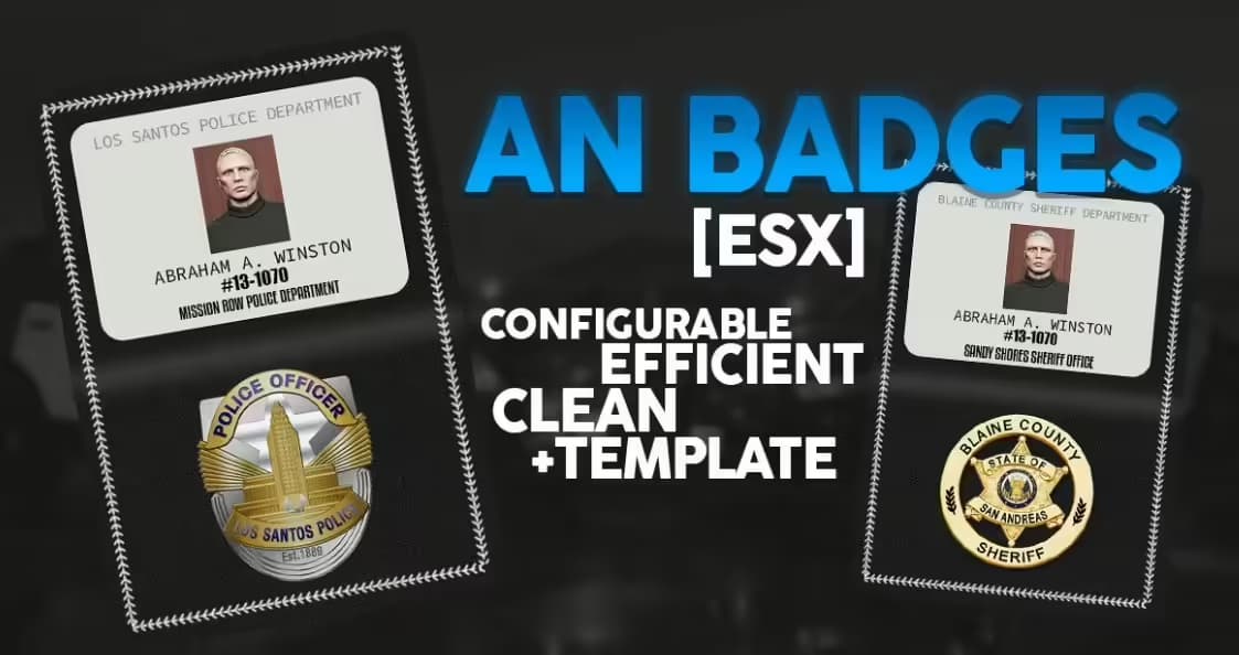 ESX Police Badges esx FiveM Script