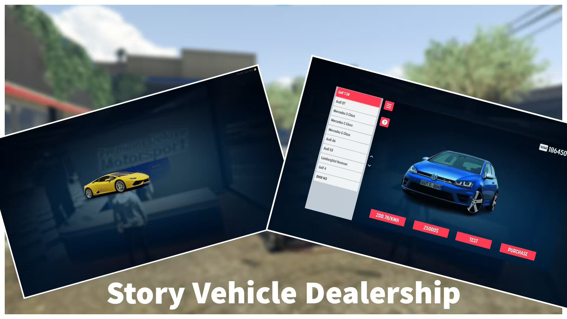 Story Vehicle Dealership esx FiveM Script