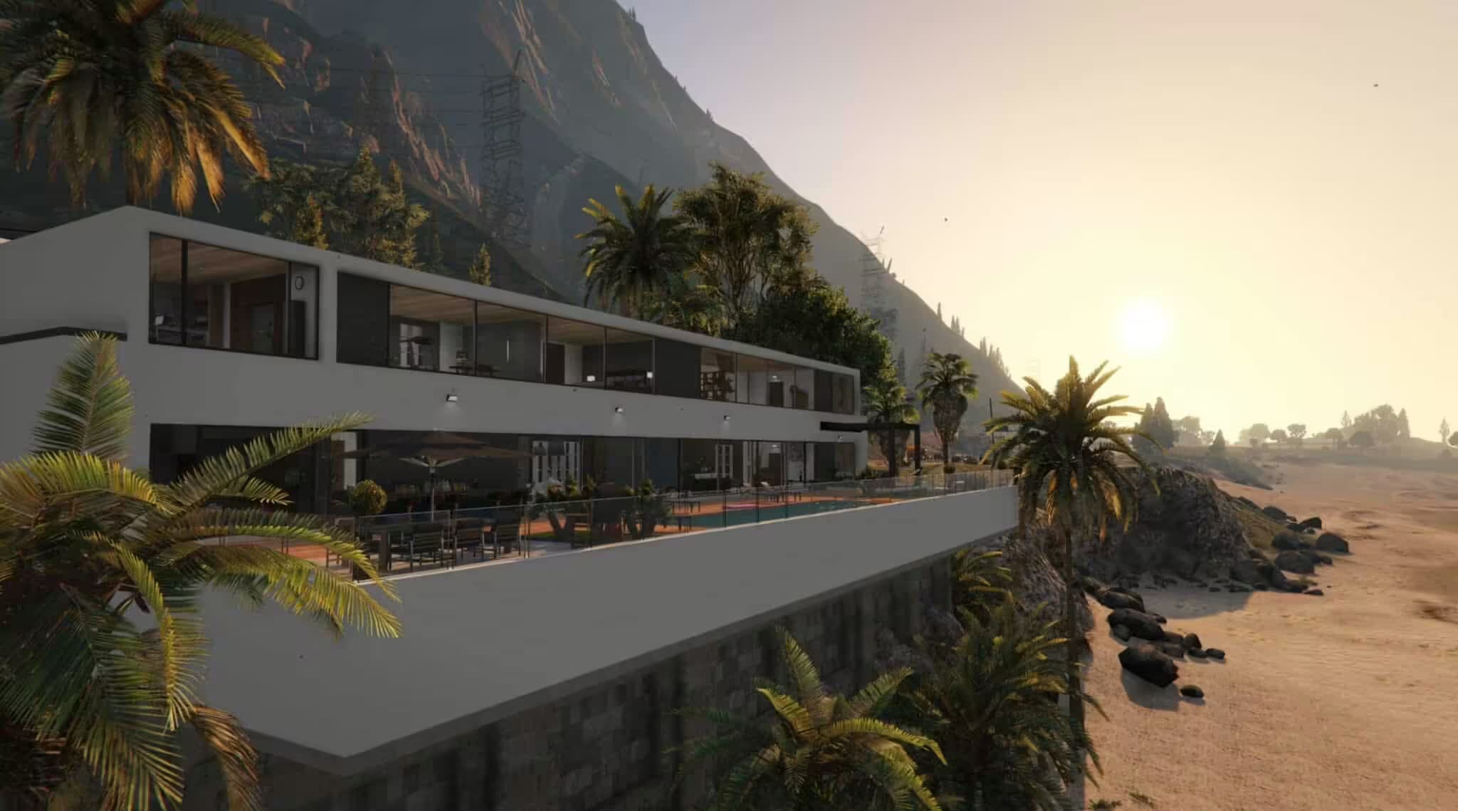 Luxury Beach Mansion MLO esx FiveM Script