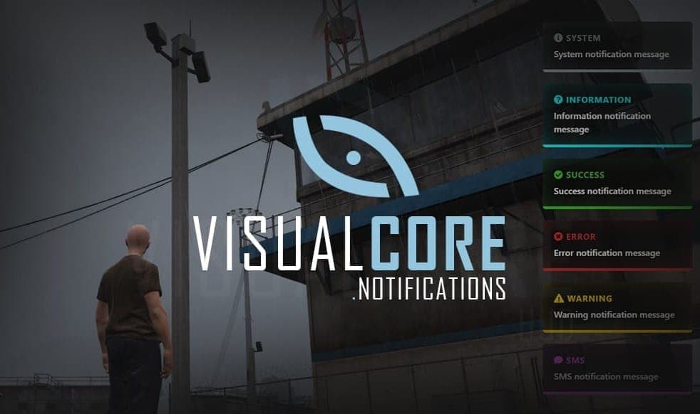 vCore Notifications standalone FiveM Script
