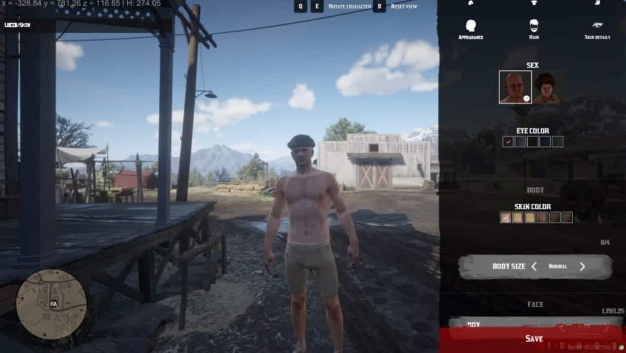 RedM Character Creator esx FiveM Script