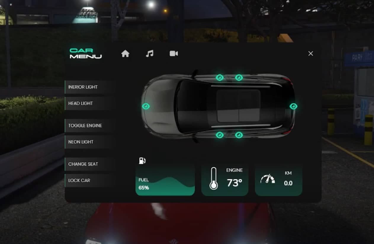 2NA Car Control esx FiveM Script