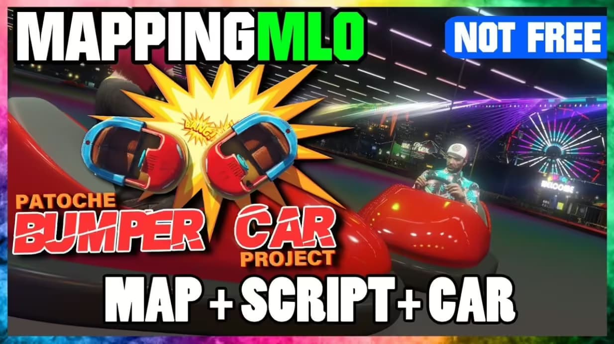 Bumper Car (Full Package | MAP + SCRIPT + CAR) esx FiveM Script