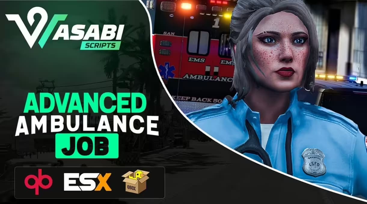 Advanced Ambulance Job esx FiveM Script