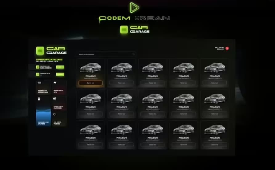 CodeM Garage esx FiveM Script