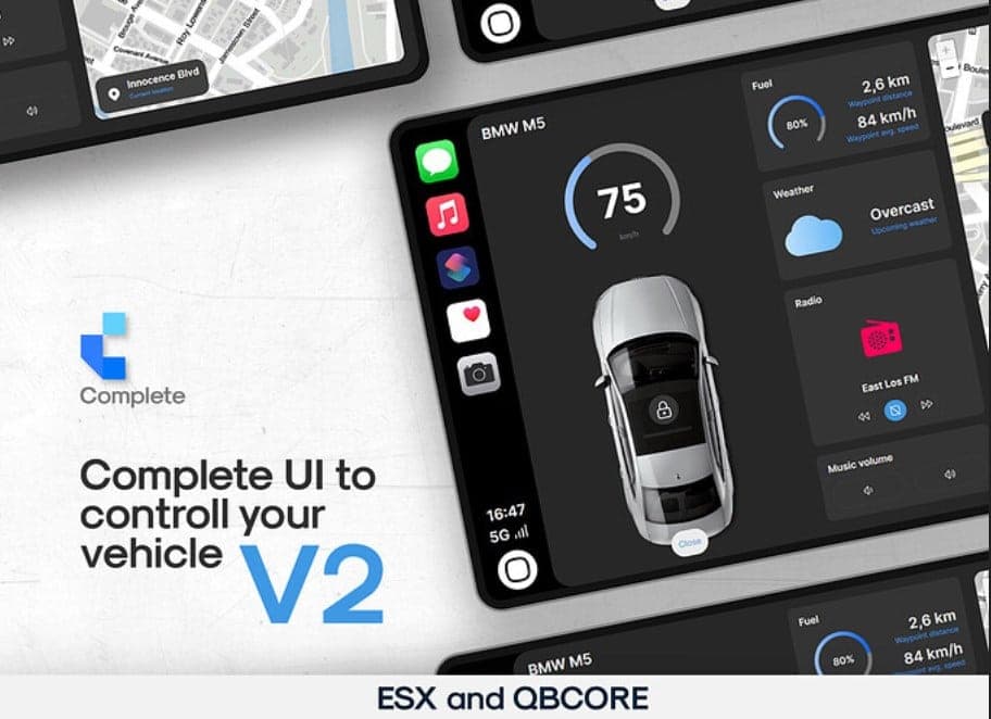 Complete Carplay esx FiveM Script