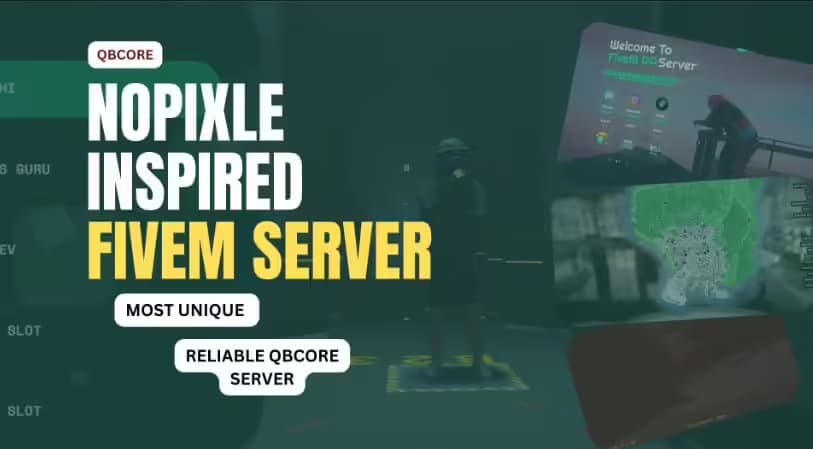 NoPixel 4.0 inspired - Server qbcore FiveM Script