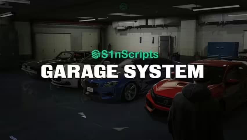 The Garage System esx FiveM Script