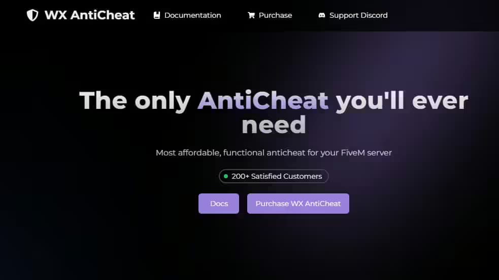 WX AntiCheat esx FiveM Script