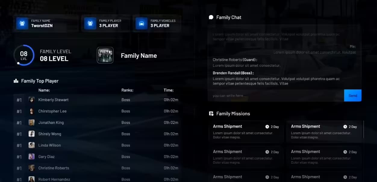 Family & Gang Turf System qbcore FiveM Script