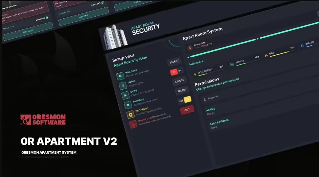 0r Apartment V2 esx FiveM Script
