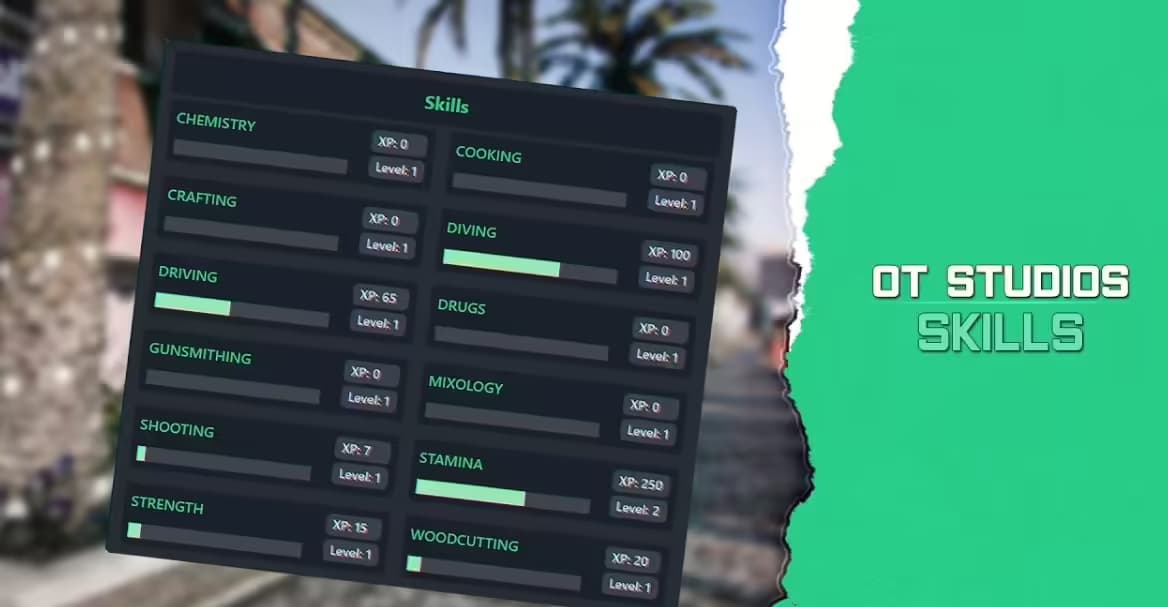OT Skill System qbcore FiveM Script