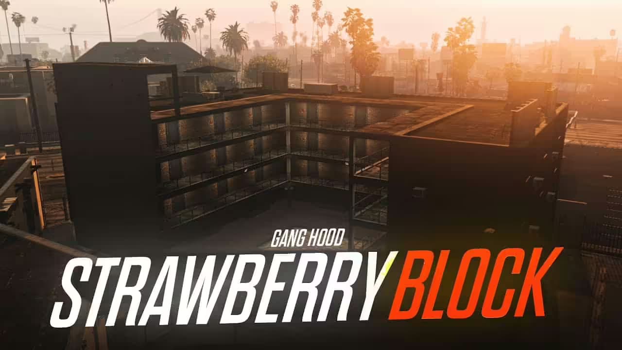 Strawberry Gang Block esx FiveM Script