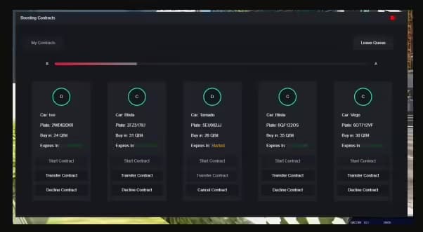 Car Boosting & Vinscratch esx FiveM Script