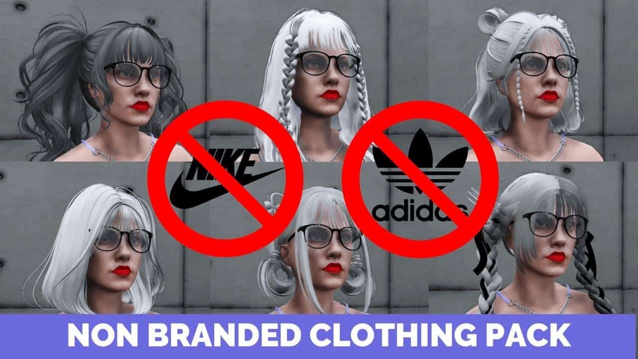 NON BRANDED FEMALE Clothing Pack standalone FiveM Script
