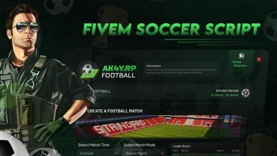 ak4y Football / Soccer Script qbcore FiveM Script
