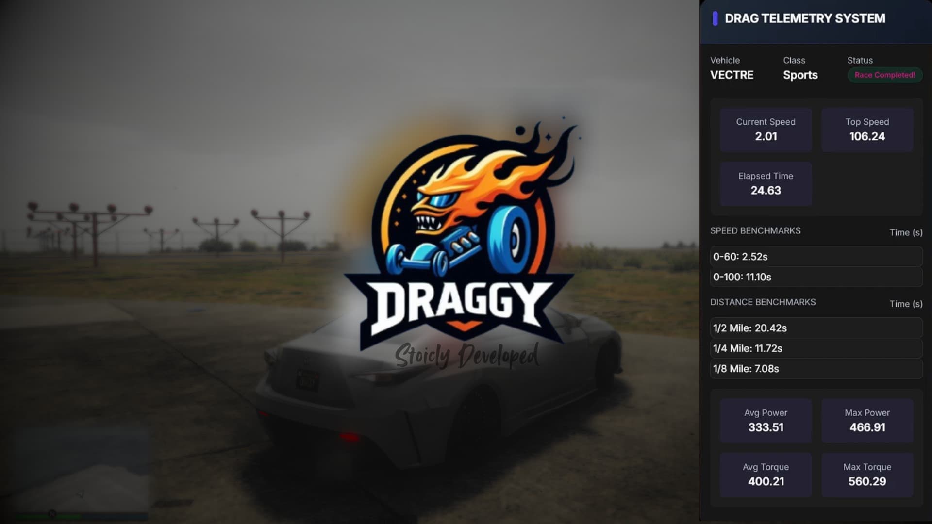 Draggy - Drag Racing Telemetry System