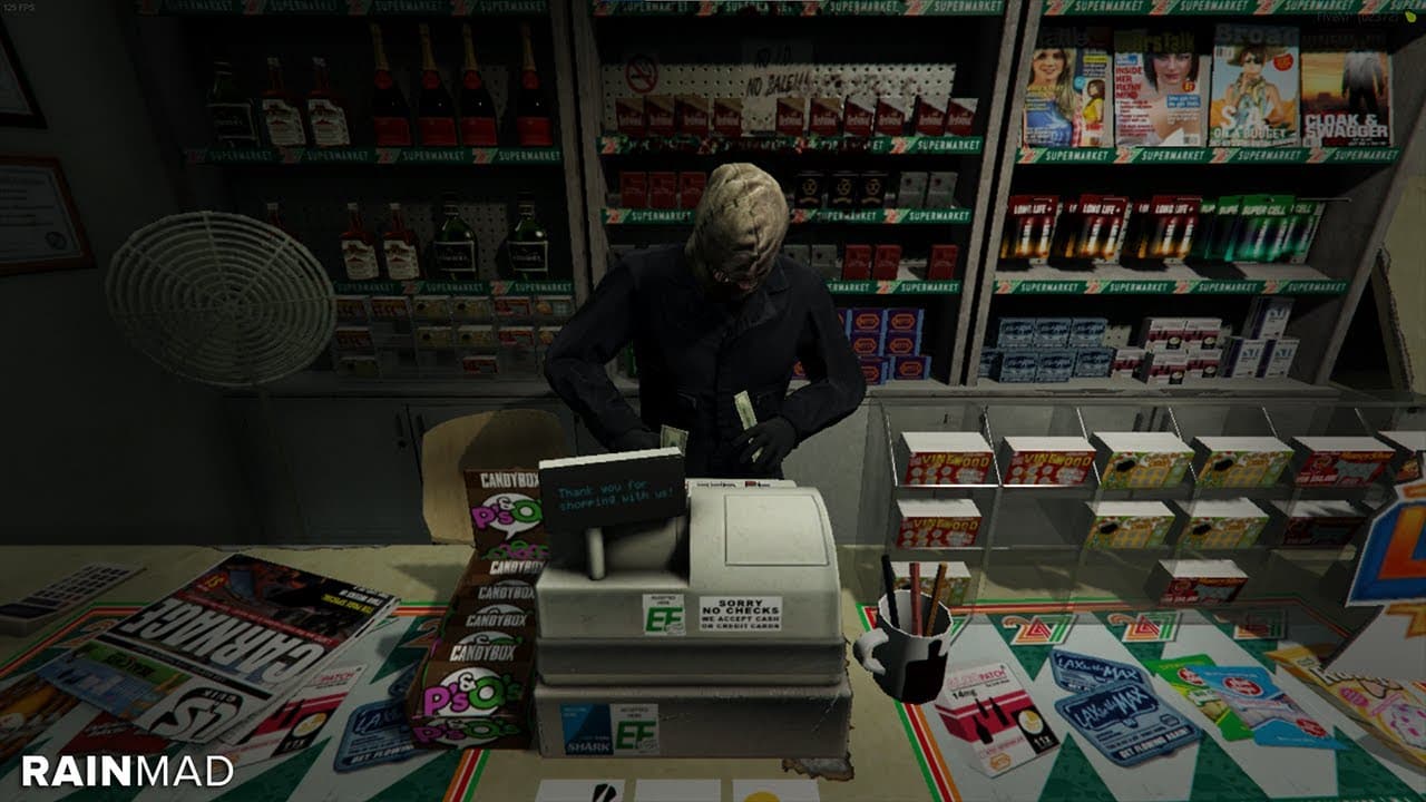 Rainmad Shop Robbery esx FiveM Script
