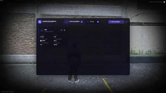 3D Scene Description