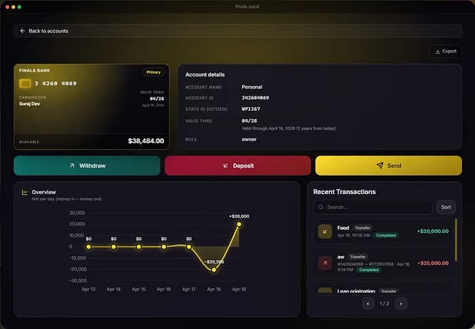 Advanced Banking Script