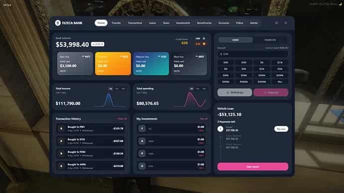 ADVANCED BANKING SCRIPT FIVEM | AK47 BANKING