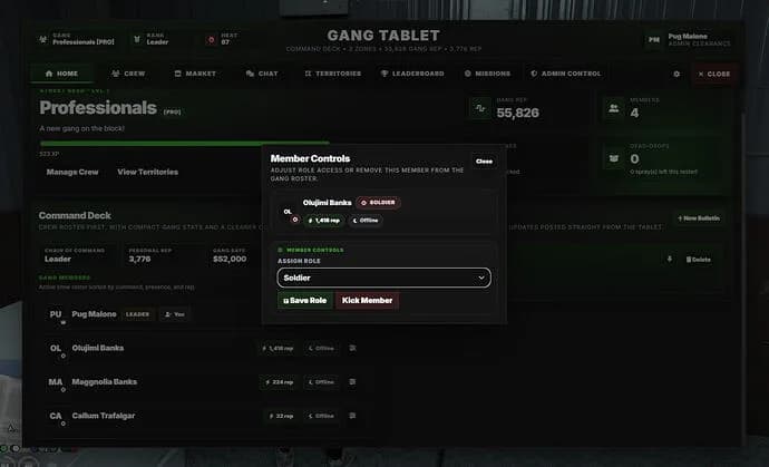 Advanced Gang System | QBCore, ESX, QBOX Compatible