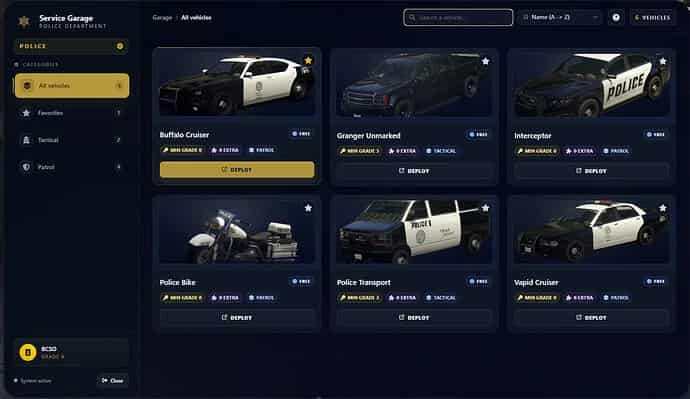 Advanced Job Garage