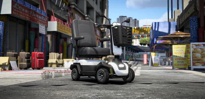 APRIL FOOLS Mobility Scooter Maibatsu Sunsetter Pack