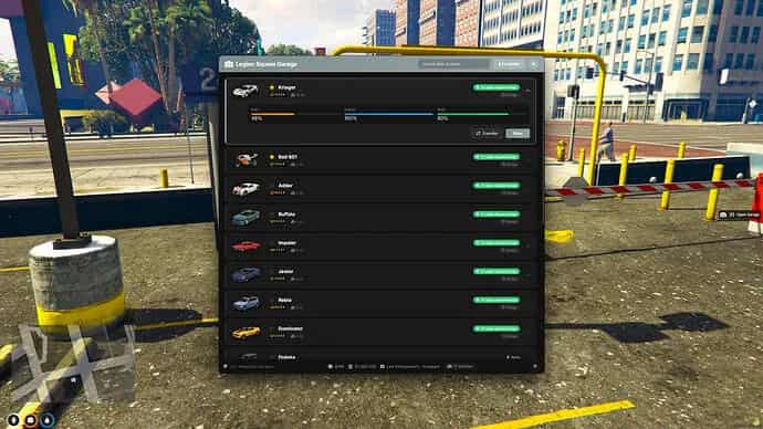 Complete advanced garage system with private, job, gang & impound support