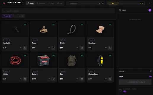 Advanced Black Market System