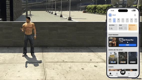 FiveM Gym System with Phone App | Realistic Workout Script, Dynamic Body Changes & Custom MLO