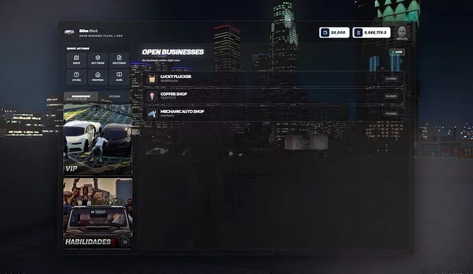 FiveM Pause Menu Script