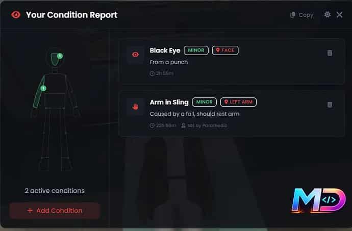 Health Conditions | MetaDen Scripts