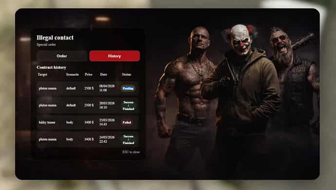 NPC Kidnapping Contracts - Multilanguage (FR / EN )