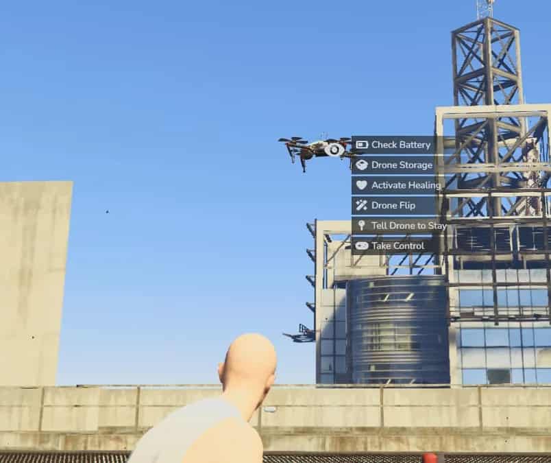 - A companion drone script