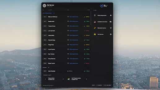 OOS Scoreboard - Modern live FiveM scoreboard with in-game admin panel
