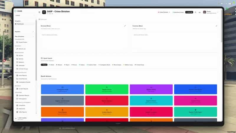 Police & Justice MDT — Advanced System for FiveM