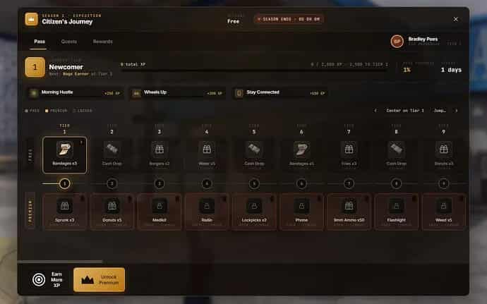 Citizens Journey (or battle pass for simple)