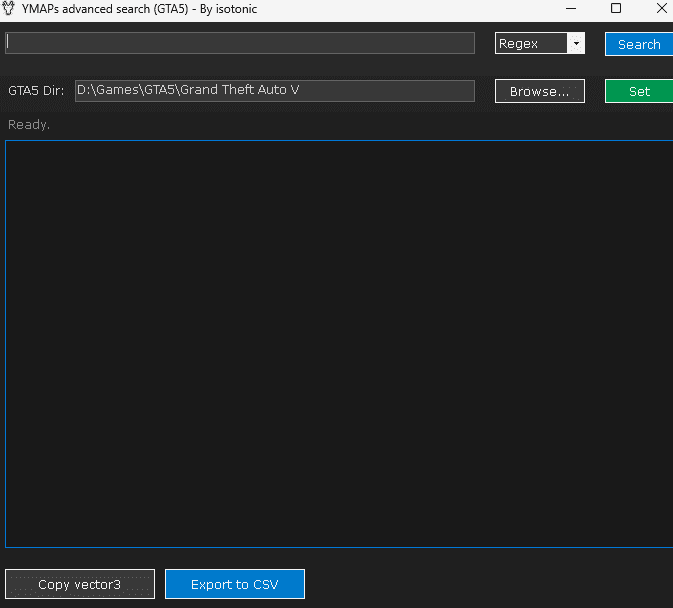 Advanced RPF search on YMAPs - Exact, fuzzy or regex supported - Achetypes only