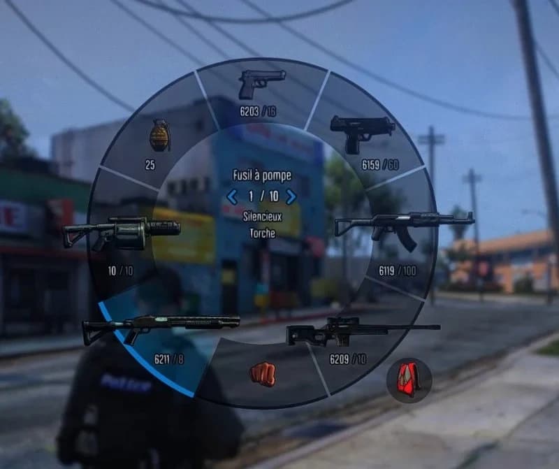 Aim and Holster Menu